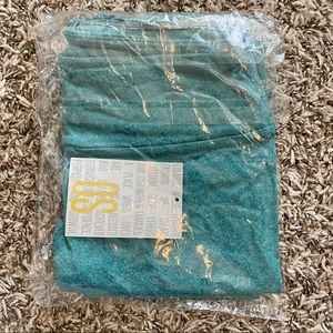 NWT LuLaRoe OS Heather Teal Leggings